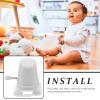 Totority Clockwork Legged Robot 30 Pcs Stocking Stuffers Kid Toys Wind up Toy Movement Replaceable Mechanism House Mini Childrens Accessory Plastic White Household Walker view 2