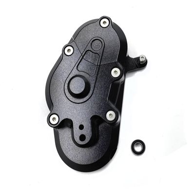 KEBEILEE CNC Aluminum7075 Transmission Housing for LOSI Promoto MX 1:4 LOS262008 (Black)