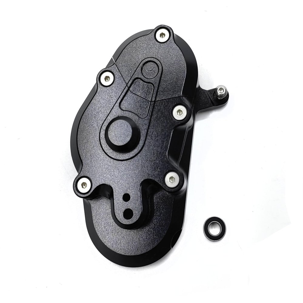 KEBEILEE CNC Aluminum7075 Transmission Housing for LOSI Promoto MX 1:4 LOS262008 (Black)