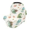 Kigai Cute Dragon Baby Car Seat Covers for Newborn, Breathable Nursing Cover for Breastfeeding Moms, Baby Stroller/Shopping Cart/Stretchy Carseat Cover for Boy & Girl view 2