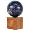 Detailed AR Smart Globe, Digital Clock LED Night Table Lamp Temperature Display, World Globe with MDF Wooden Stand Earth Globe New view 1