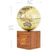 Detailed AR Smart Globe, Digital Clock LED Night Table Lamp Temperature Display, World Globe with MDF Wooden Stand Earth Globe New view 2