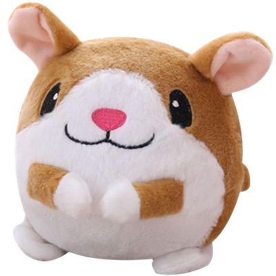 CurcKua Interactive Dog Toys Hamster Shape Singing Bouncing Moving Dog Toy Cute Plush USB Dog Toys Detachable Washable Pet Toys Dog Supplies Dog Toys Indestructible Dog Toys that Move Pet Toys