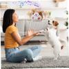 CurcKua Interactive Dog Toys Hamster Shape Singing Bouncing Moving Dog Toy Cute Plush USB Dog Toys Detachable Washable Pet Toys Dog Supplies Dog Toys Indestructible Dog Toys that Move Pet Toys view 3