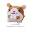 CurcKua Interactive Dog Toys Hamster Shape Singing Bouncing Moving Dog Toy Cute Plush USB Dog Toys Detachable Washable Pet Toys Dog Supplies Dog Toys Indestructible Dog Toys that Move Pet Toys view 4