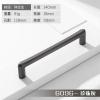 NALsa Pulls Cupboard Pearl Gold Brass Cabinet Door Handles Gray Zinc Alloy Drawer Knobs Kitchen Furniture Hardware 1Pcs (Color : B-Gray 128mm) view 2