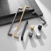 NALsa Pulls Cupboard Pearl Gold Brass Cabinet Door Handles Gray Zinc Alloy Drawer Knobs Kitchen Furniture Hardware 1Pcs (Color : B-Gray 128mm) view 4