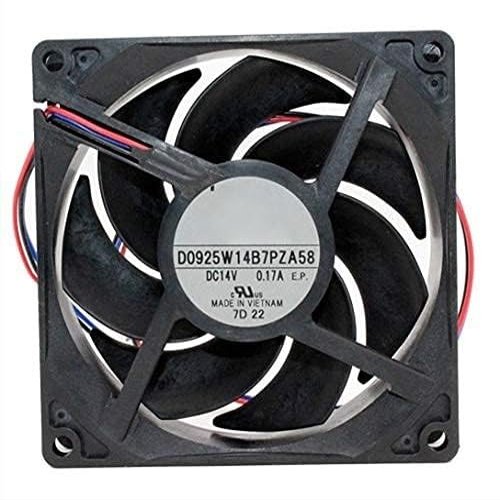 Beautyrankle D0925W14B7PZA58 SERVO Cooling Fan 14V 0.17A Waterproof Silent Cooling Fan