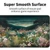 BFDHGQZC Wildflower Field Mouse Pad, 24" x 14" Playmat for MTG, TCG, RPG, CCG Trading Card Games, Computer, Office view 2