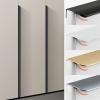NALsa Hidden Furniture Handles Gold Black Modern Aluminum Alloy Wardrobe Drawer Knobs Long Kitchen Cabinet Pulls Cupboard Door Handles 1Pcs (Color : White, Size : Length-800mm) view 3