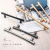 NALsa Golden Cupboard Handle Brushed Kitchen Cabinet Door Black Knob Furniture Drawer Pull Hardware Pulls T Bar Handle 1Pcs (Color : Gold 192mm) view 3