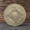 Strugglejewelry Memento Mori Challenge Coin: Elevate Your Daily Stoic Practice with Amor Fati Medallion - A Perfect Stoicism Gift and EDC Metal Token for Embracing Life's Moments (Bronze) view 3