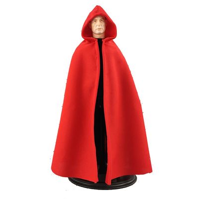 1/6 Scale Cloak Capes Coat Clothes Accessory for 12inch Male/Female PH TBL JO HT Worldbox Action Figure Body (Red)