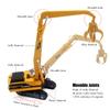 Tipmant Alloy Die-cast Vehicle Model Toy Material Handling Diecast Crane Engineering Truck Metal Durable Kids Birthday Gift Scale1:87 view 2