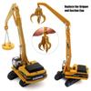 Tipmant Alloy Die-cast Vehicle Model Toy Material Handling Diecast Crane Engineering Truck Metal Durable Kids Birthday Gift Scale1:87 view 4