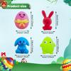 24 Pack Prefilled Easter Eggs with Squishy Toys Inside Bright Colorful Easter Eggs with Fidget Toys Great for Kids Girls Boys Easter Basket Stuffers Eggs Fillers Party Favors Gifts view 4