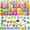 32 Pack Prefilled Easter Eggs with Fidget Toys, Bright Colorful Easter Eggs Prefilled with Variety Easter Stress Toys Great for Kids Toddler Easter Basket Stuffers Party Favors Gifts view 1