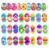 32 Pack Prefilled Easter Eggs with Fidget Toys, Bright Colorful Easter Eggs Prefilled with Variety Easter Stress Toys Great for Kids Toddler Easter Basket Stuffers Party Favors Gifts view 2