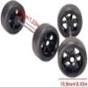 2Pcs White Black Alloy 1:64 Wheels,Scale Alloy Wheels Rubber Tires,Model Alloy & Accessories Tires Wheel Rubber, Wheels and Tires view 2