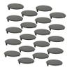 20 Pcs Black Plastic Piggy Bank Stoppers Round Bottom Plugs for Money Saving and Coin Collection Ideal Replacement for Storage Boxes view 1