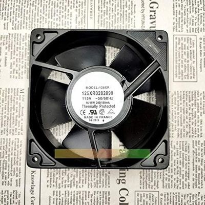125XR0282090 ETRI 115V 120mm Cooling Fan - 16/15W 200/180mA 12038 All Metal Cooling Fan