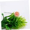 FAVOMOTO 10pcs Miniature Rose Lifelike Artificial Flowers for Dollhouses Micro Landscapes and DIY Crafts Includes and Roses for Home Decor view 2