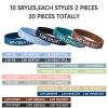 20 Pcs Inspirational Wristbands for Students  Self-Affirmation Phrase Bracelet  Motivational Quotes Rubber Bracelets  Back to School Gift for Students Kids view 3