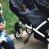 RORPOIR Universal Twin Stroller Connector Lightweight Aluminum Prams Connector for Linking Two Single Strollers Side by Side Outdoor Use Compatible with Toddler and Newborn view 3