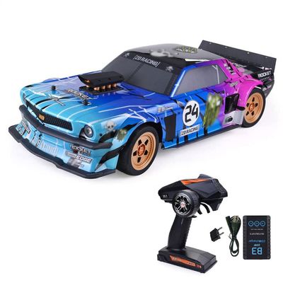 QIYHBVR 1:7 4X4 RTR Brushless Fast RC Cars for Adults, Max 130Km/h Hobby Electric Off-Road Jumping RC Trucks, RC Monster Trucks 4282 2000KV Brushless Cooling Motor Remote Control Car