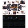 QIYHBVR 1:7 4X4 RTR Brushless Fast RC Cars for Adults, Max 130Km/h Hobby Electric Off-Road Jumping RC Trucks, RC Monster Trucks 4282 2000KV Brushless Cooling Motor Remote Control Car view 3