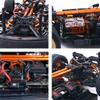 QIYHBVR 1:7 4X4 RTR Brushless Fast RC Cars for Adults, Max 130Km/h Hobby Electric Off-Road Jumping RC Trucks, RC Monster Trucks 4282 2000KV Brushless Cooling Motor Remote Control Car view 4