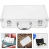 Mipcase Aluminum Tool Box Case, Portable Hard Case Metal Briefcase Tool Box for Test Cosmetic Medicine Items Instruments Jewelry Tools view 4