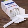 20 Pcs Dustless Jumbo Sidewalk White Chalk: Washable Jumbo Driveway Chalk Bulk for kids Adults, Draw on Chalkboard, Blackboard and Outdoor Playground - Water-Soluble Easy to Erase (White,Round Style) view 3