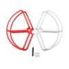 OwlKay CW CCW Baling-Baling for FIMI Drone Versi 4K RC Pelindung Alat Pelindung Bumper Quadcopter Pisau Aksesori (Size : Red-White Guard) view 1