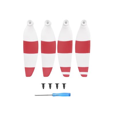 4726 Baling-Baling for For Mavic Mini 2 Warna-warni Set Baling-Baling Sayap Drone Kebisingan Rendah Aksesoris Drone Portabel (Size : White Red 1 pair)