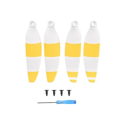 4726 Baling-Baling for For Mavic Mini 2 Warna-warni Set Baling-Baling Sayap Drone Kebisingan Rendah Aksesoris Drone Portabel (Size : White Yellow1 pair)