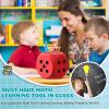 Shappy 6 Inches Foam Dice Fun Filled Large Educational Toy Kawaii Giant Dice Decorative Eva Foam Jumbo Cube Big Square Building Blocks for Game Nights Learning Sessions(Red,1 Pc) view 3