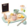 Wooden Tea Party Set for Little Girls Toys, Pretend Play Kids Tea Set for Toddlers Wood Toys, Wooden Play Food Kitchen Accessories Sets for Kid (Lemon Tea) view 1