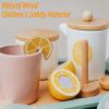 Wooden Tea Party Set for Little Girls Toys, Pretend Play Kids Tea Set for Toddlers Wood Toys, Wooden Play Food Kitchen Accessories Sets for Kid (Lemon Tea) view 3