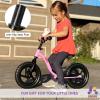 KRIDDO Toddler Balance Bike 2 Year Old, Age 24 Months to 5 Years Old, Early Learning Interactive Push Bicycle with Steady Balancing, Gift Bike for 2-5 Boys Girls, Purple view 3