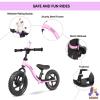 KRIDDO Toddler Balance Bike 2 Year Old, Age 24 Months to 5 Years Old, Early Learning Interactive Push Bicycle with Steady Balancing, Gift Bike for 2-5 Boys Girls, Purple view 4