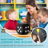 Shappy 6 Inches Foam Dice Fun Filled Large Educational Toy Kawaii Giant Dice Decorative Eva Foam Jumbo Cube Big Square Building Blocks for Game Nights Learning Sessions(Black,1 Pc) view 3