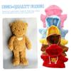 Build a Bear Cothes 5Pcs Doll Clothes Bear Hoodie Fit 6-8 Inches Bears Cute Stuffed Animals Clothes Doll Decoration for DIY Dressing Bear Toy Build a Bear Accessories view 2