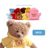 Build a Bear Cothes 5Pcs Doll Clothes Bear Hoodie Fit 6-8 Inches Bears Cute Stuffed Animals Clothes Doll Decoration for DIY Dressing Bear Toy Build a Bear Accessories view 3