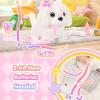 Tagitary Plush Toys Interactive Puppy Toy for Kids,Electronic Toy Dog That Walk and Bark,Tail Wagging, Fake Dog Toy with Leash,Perfect Easter Christmas Birthday Gift for Kids Toddlers view 2