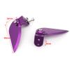 KEEYOODOK RC Boat Turn Fins Metal CNC 54 * 24mm for RC Speed Boat Mono Racing Oval VEE (Purple) view 2