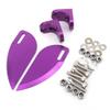 KEEYOODOK RC Boat Turn Fins Metal CNC 54 * 24mm for RC Speed Boat Mono Racing Oval VEE (Purple) view 3