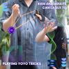 MAGICYOYO K1 Pack of 2 Yoyos for Kids, Responsive YoYos with Yoyo Storage Case,12 Strings and Unresponsive Bearing Kit for Dual Purpose Use ( Dark Blue & Purple) view 4