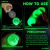 Lewtemi 24 Pcs Glow in The Dark Balls Glowing Stick Balls Bulk Lighted Bouncy Rubber Long Lasting Bright Night Party Supplies for Holiday Carnival Goodie Bag Fillers view 3