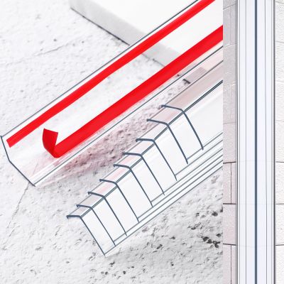 10 Pcs Wall Corner Protector, Clear Self-Adhesive Corner Protectors for Walls for Baby, Furniture, Door, Tables, Cover Sharp Furniture, Easy to Install(31.5'' X 1.18'')